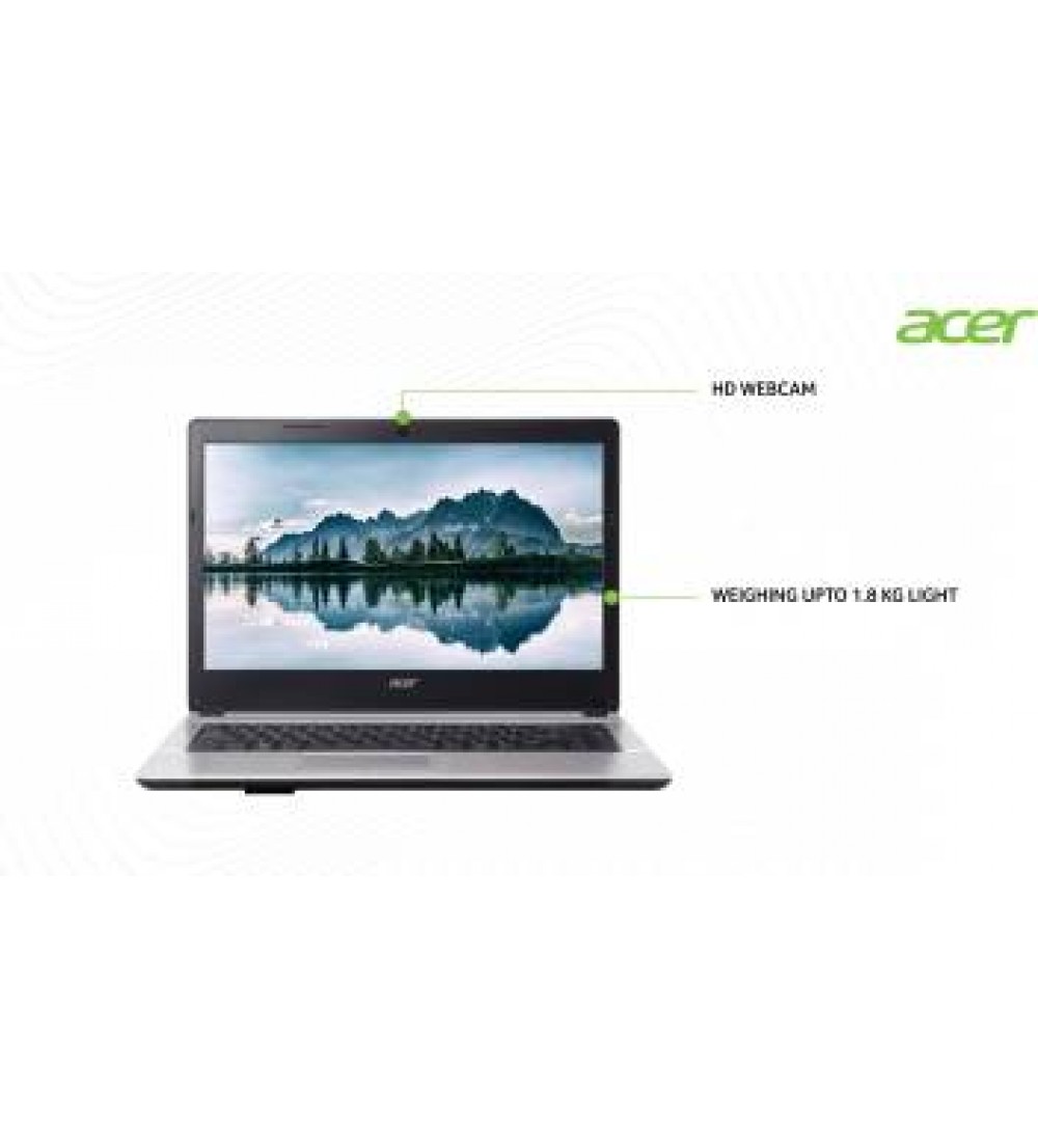 Acer One 14 Pentium Gold - (4 GB/1 TB HDD/Windows 10 Home) Z2-485 Thin and Light Laptop  (14 inch, Silver, 1.8 kg)