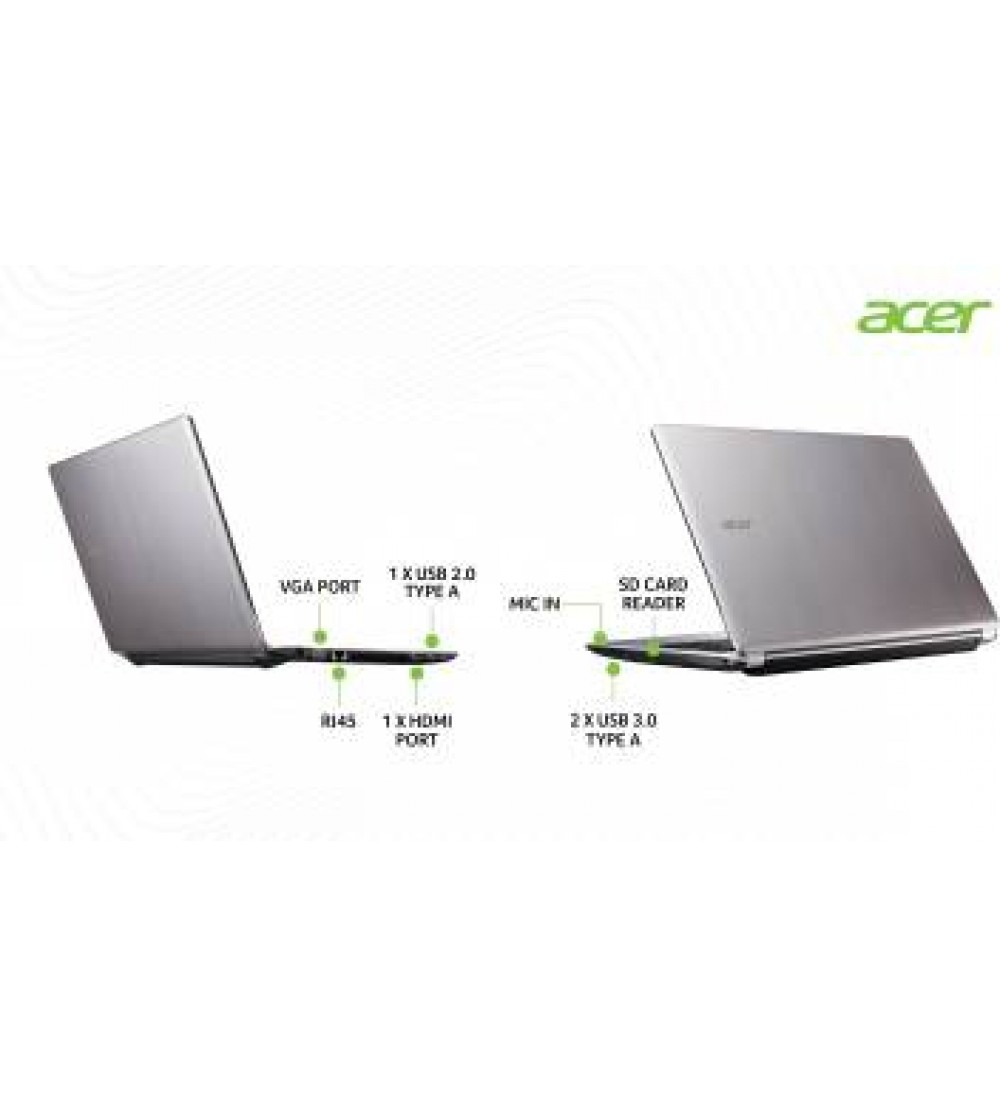 Acer One 14 Pentium Gold - (4 GB/1 TB HDD/Windows 10 Home) Z2-485 Thin and Light Laptop  (14 inch, Silver, 1.8 kg)