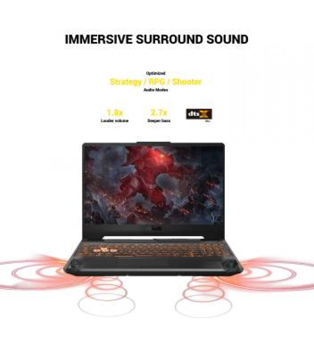 Asus TUF Gaming A17 Ryzen 5 Hexa Core 4600H - (8 GB/512 GB SSD/Windows 10 Home/4 GB Graphics/NVIDIA Geforce GTX 1650) FA706IH-AU016T Gaming Laptop  (17.3 inch, Gray Metal, 2.6 kg)