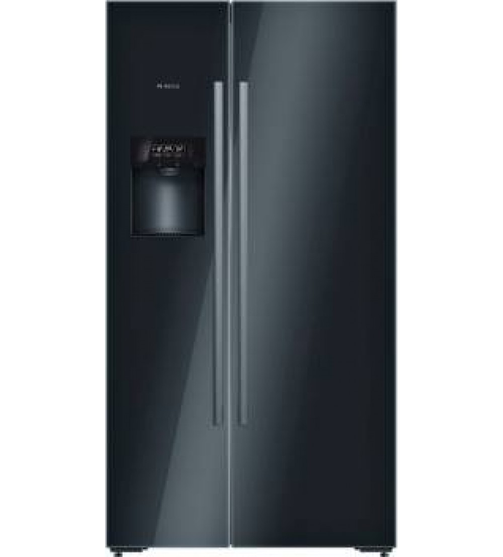 Bosch 636 L Frost Free Side by Side Refrigerator  (Glass Black, KAD92SB30)