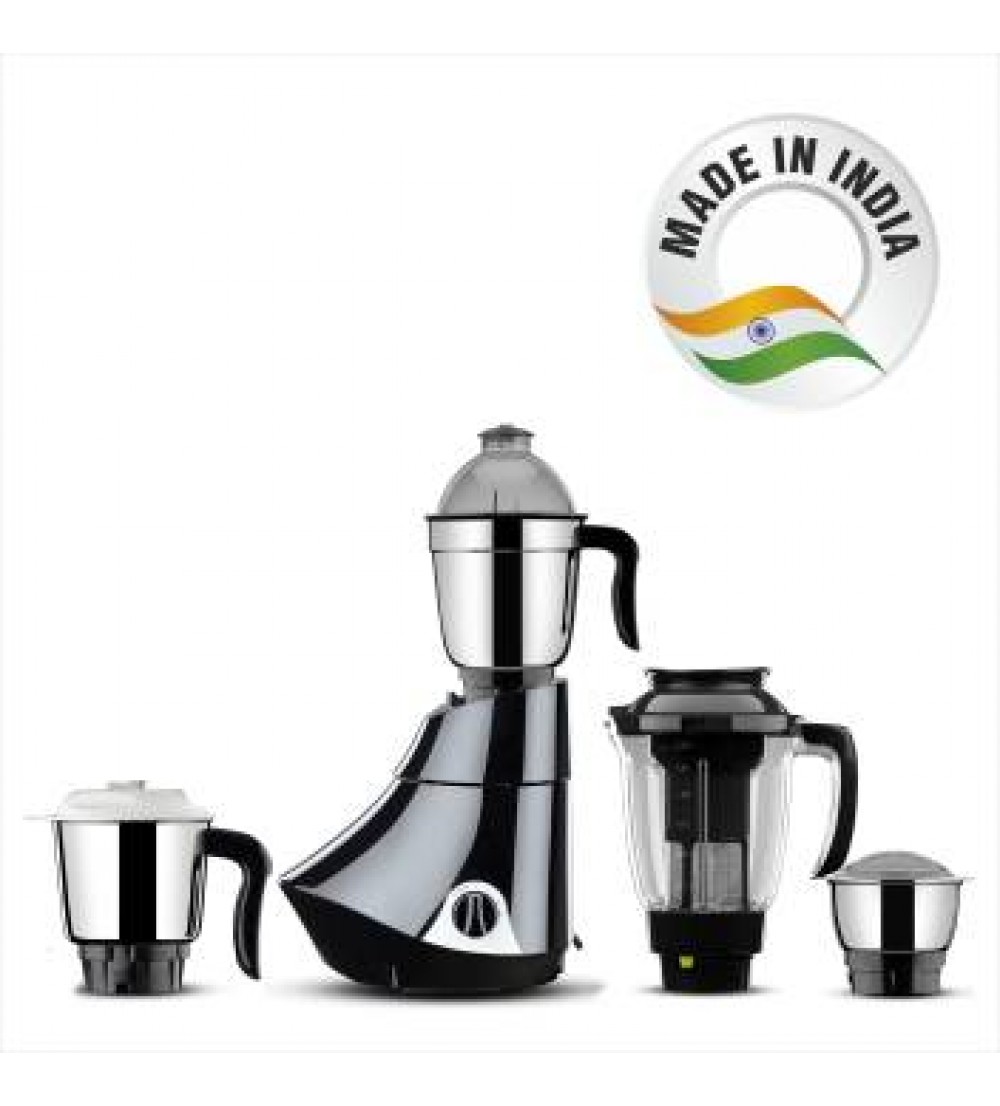 Butterfly Rapid 4 Jar 750 watts 750 W Juicer Mixer Grinder  (Black, 4 Jars)