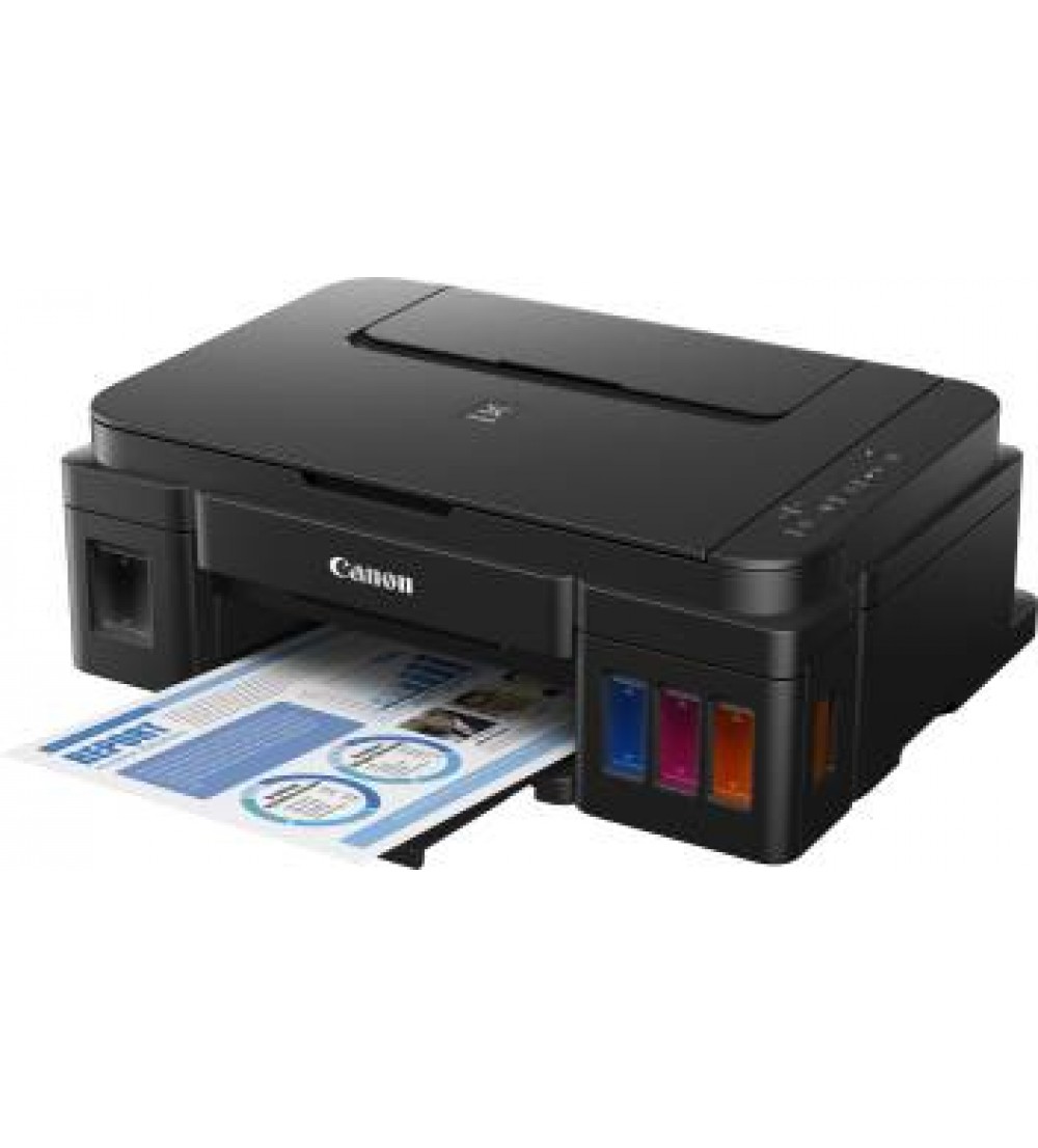 Canon PIXMA G2000 Multi-function Color Printer  (Black, Ink Bottle)