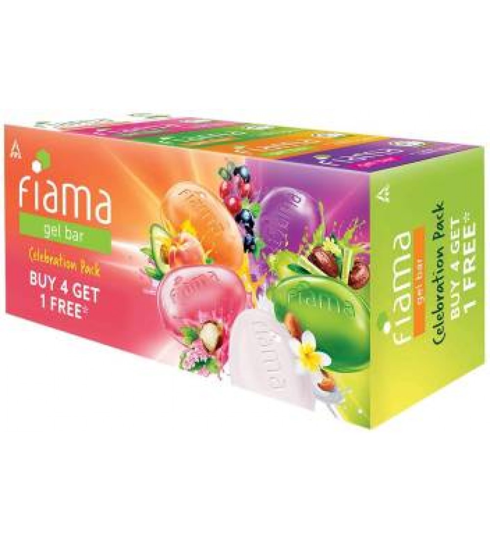 Fiama Gel bar Celebration Pack  (5 x 125 g)