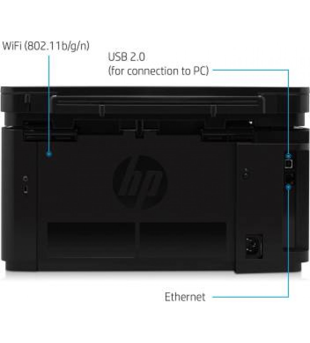 HP LaserJet Pro MFP M126nw Multi-function Monochrome Printer  (Black, Toner Cartridge)