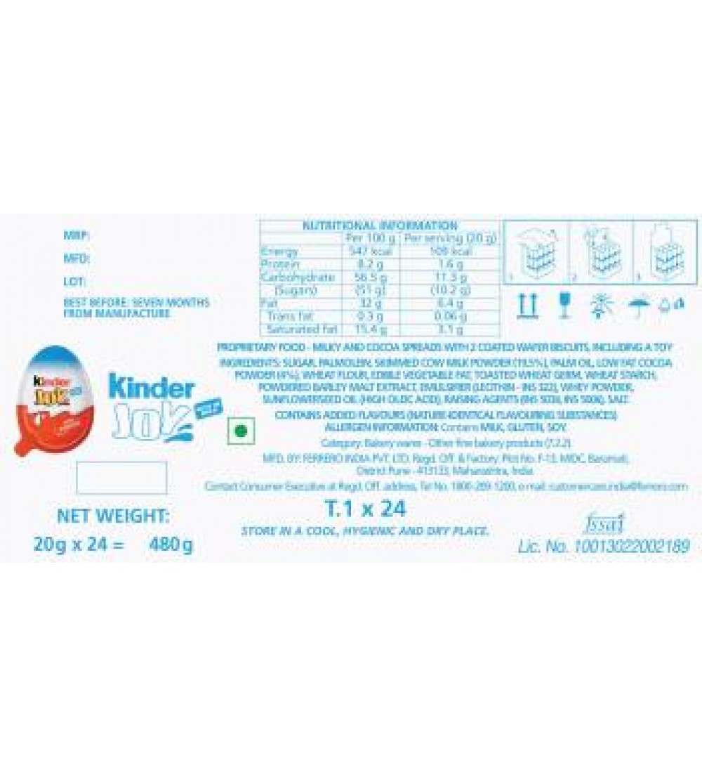 Kinder Joy for Boys Milk Chocolate Fudges  (480 g)