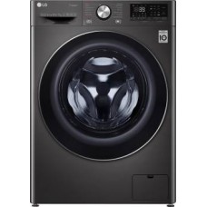 LG 10.5/7 kg Inverter Wi-Fi with with Allergy care Washer with Dryer with In-built Heater Black  (FHD1057STB)