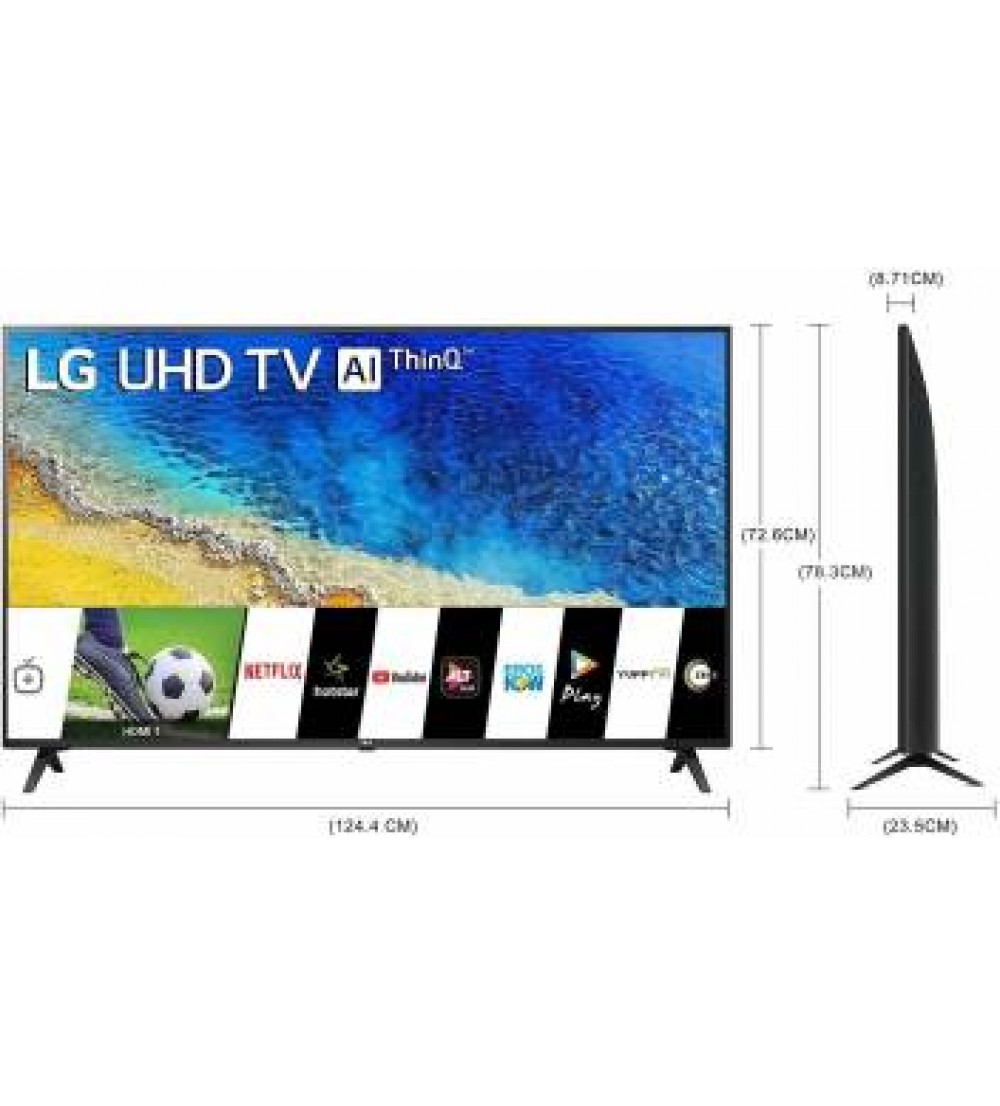 LG 139 cm (55 inch) Ultra HD (4K) LED Smart TV  (55UM7290PTD)