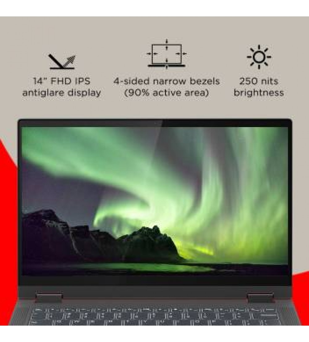 Lenovo IdeaPad Flex 5 Ryzen 5 Hexa Core 4500U - (8 GB/512 GB SSD/Windows 10 Home) 14ARE05 2 in 1 Laptop  (14 inch, Graphite Grey, 1.5 kg, With MS Office)