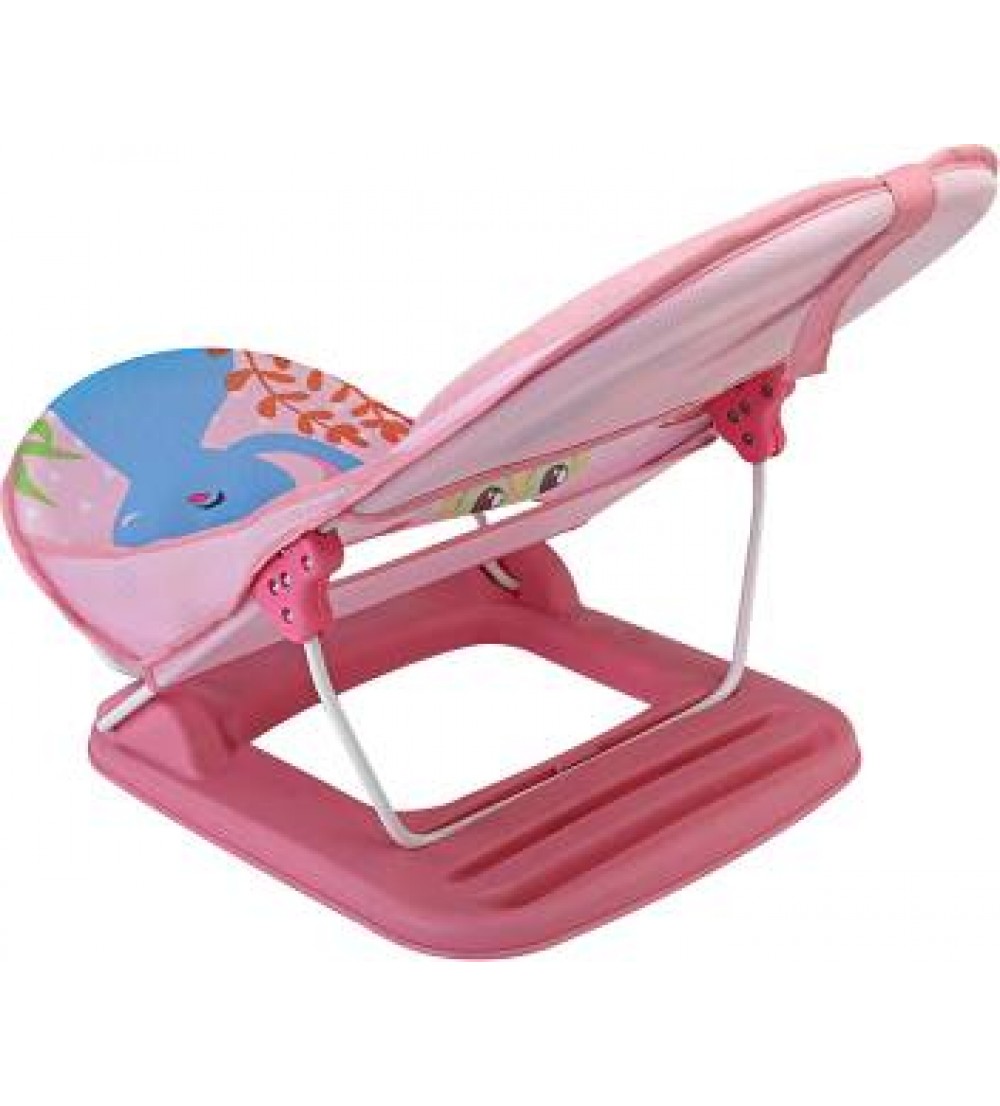 LuvLap Jungle Tales Baby Bather for newborn & infants, Compact & Foldable, 0-9 months  (Pink)