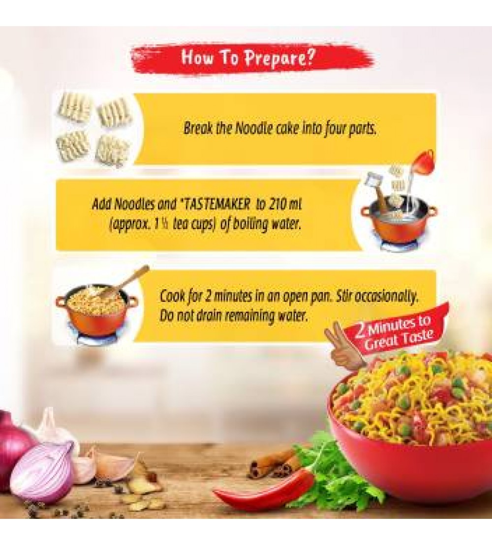 Maggi Masala Instant Noodles Vegetarian  (70 g)