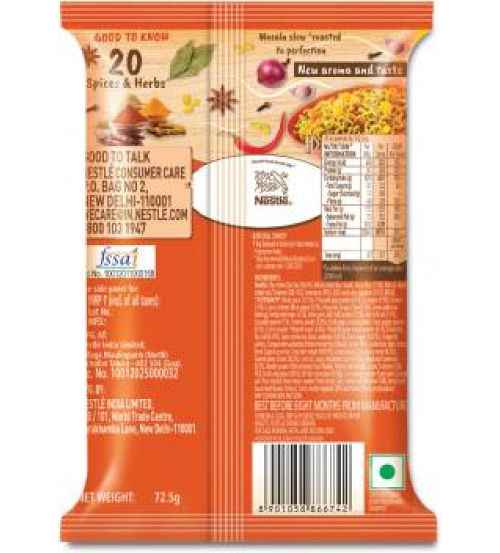 Maggi Nutri-licious Oats Masala Instant Noodles Vegetarian  (72.5 g)