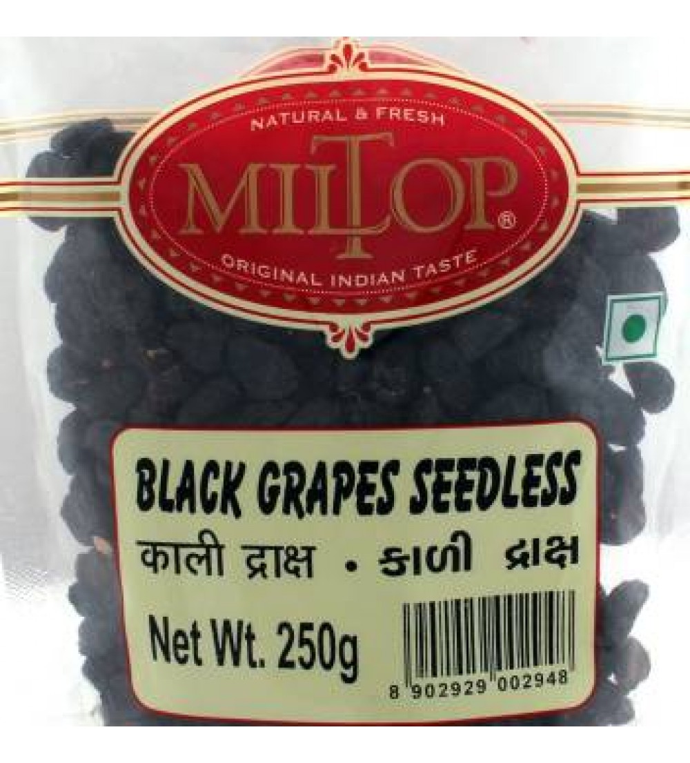 MilTop Kishmish Black Raisins  (250 g)