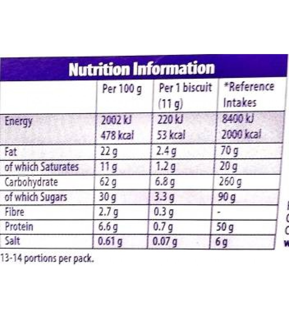 Mondelez International Cadbury Double Choc Chip Cookies,150g  (150 g)