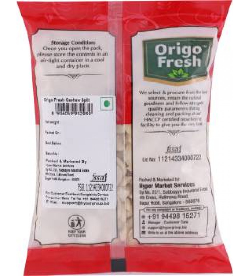 Origo Fresh Split Cashews  (200 g)