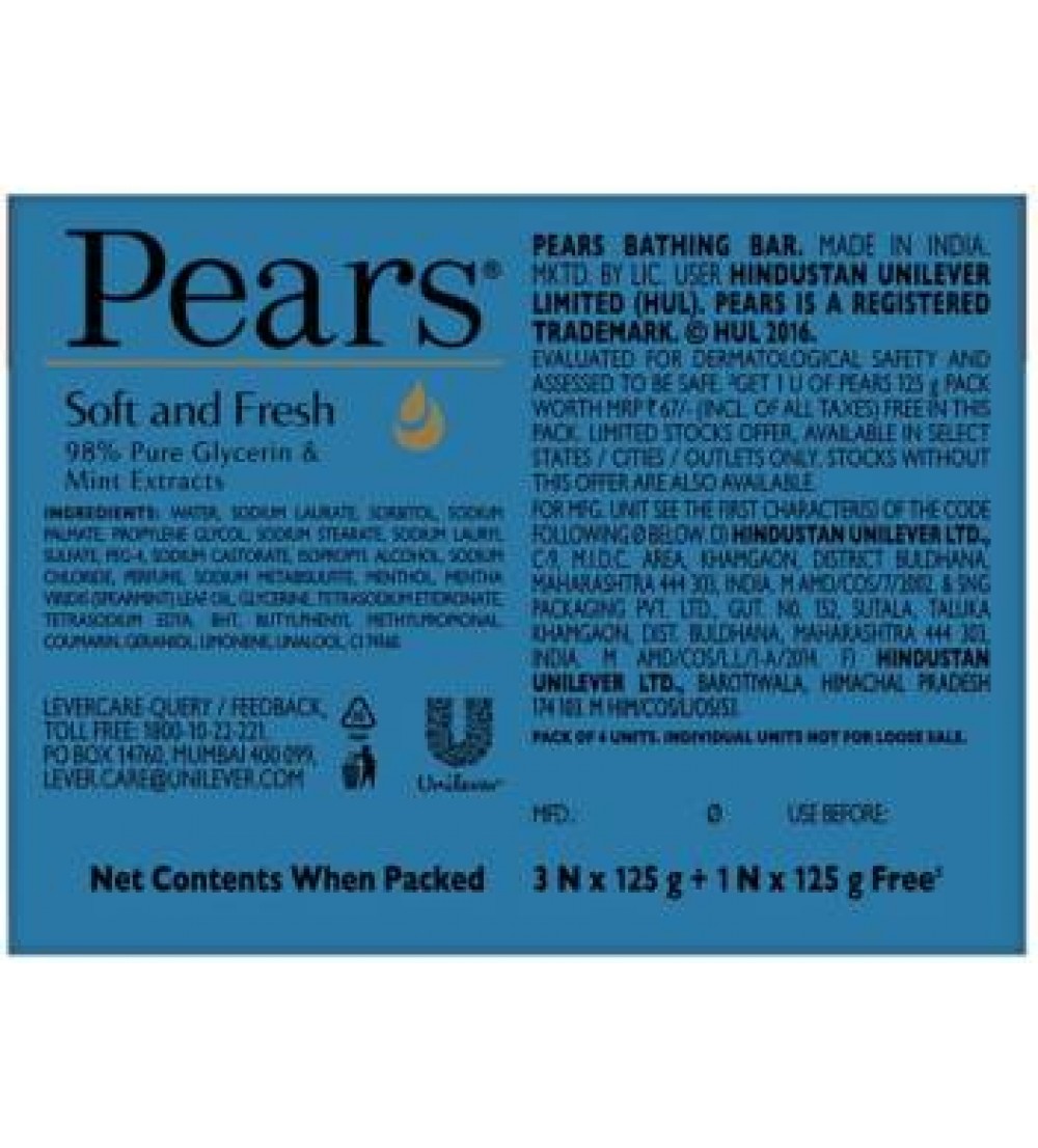 Pears soft and fresh  (4 x 125 g)