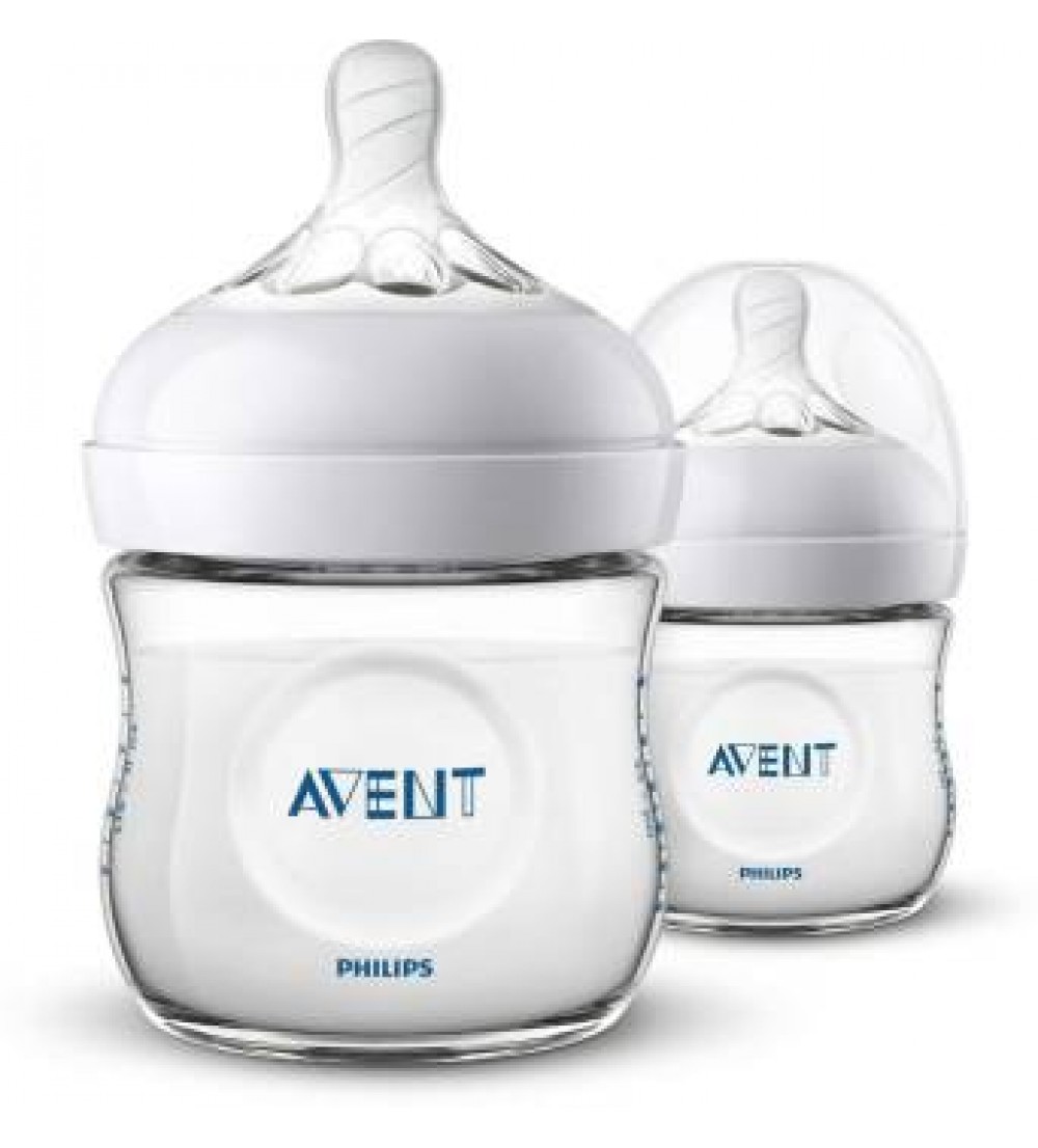 Philips Avent NATURAL 2.0 BOTTLE 125ml Single - 125 ml  (clear, white)