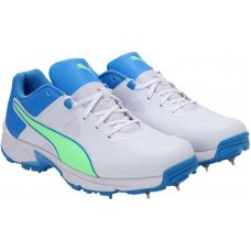 Puma  Spike 19.1 Cricket Shoes For Men  (White)