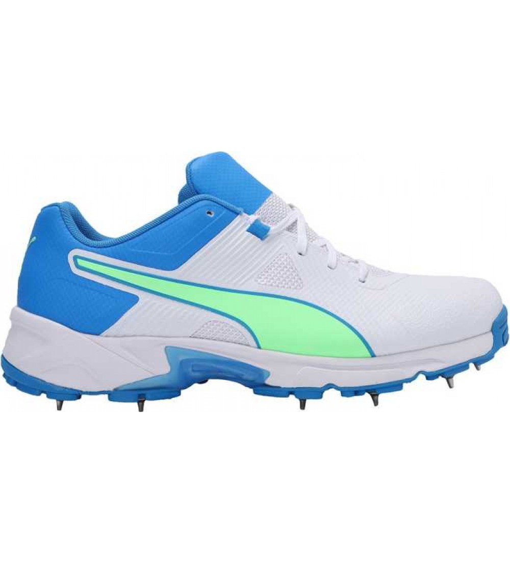 Puma  Spike 19.1 Cricket Shoes For Men  (White)