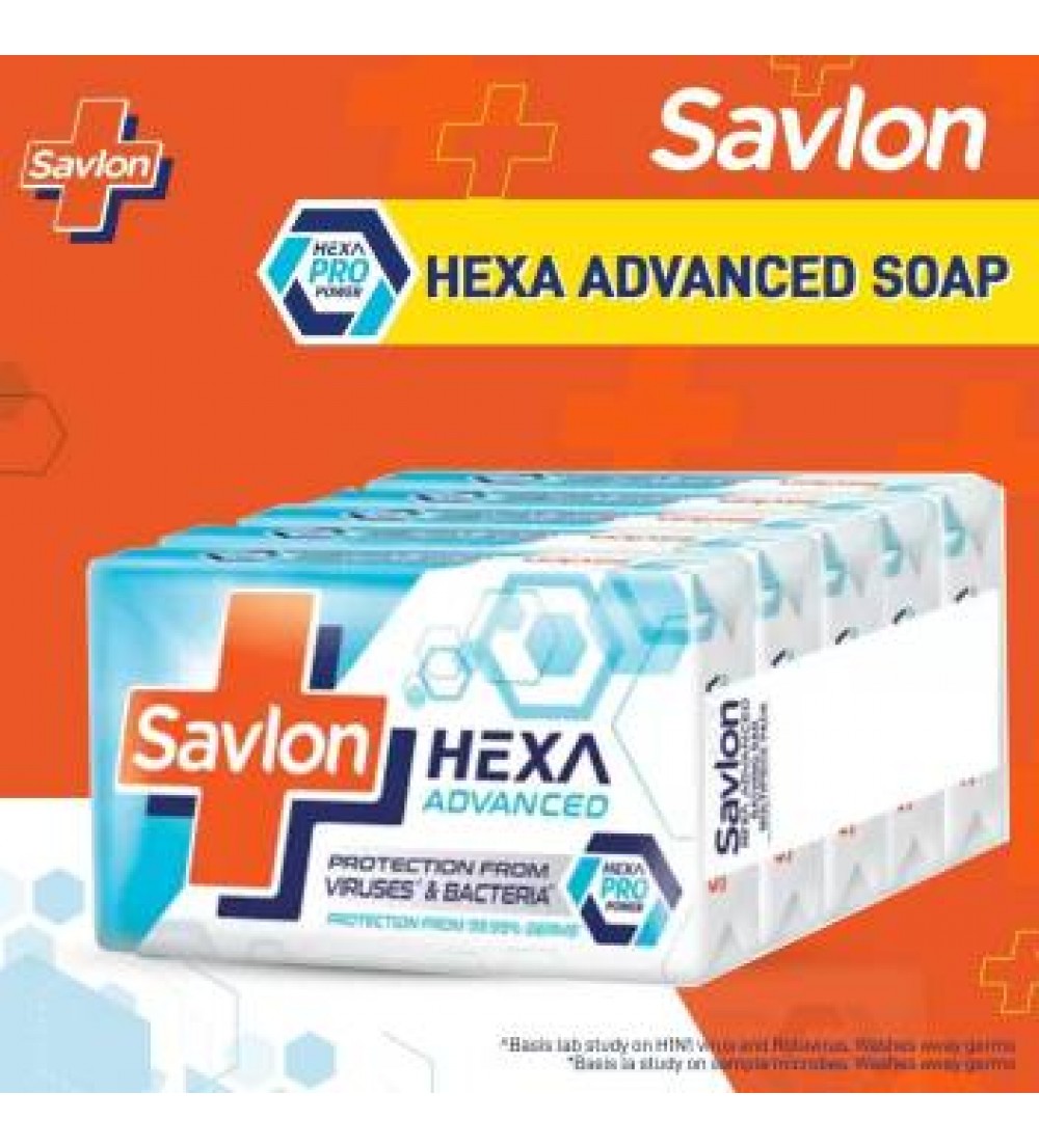 Savlon Hexa Advanced Soap - 125gx5  (5 x 125 g)