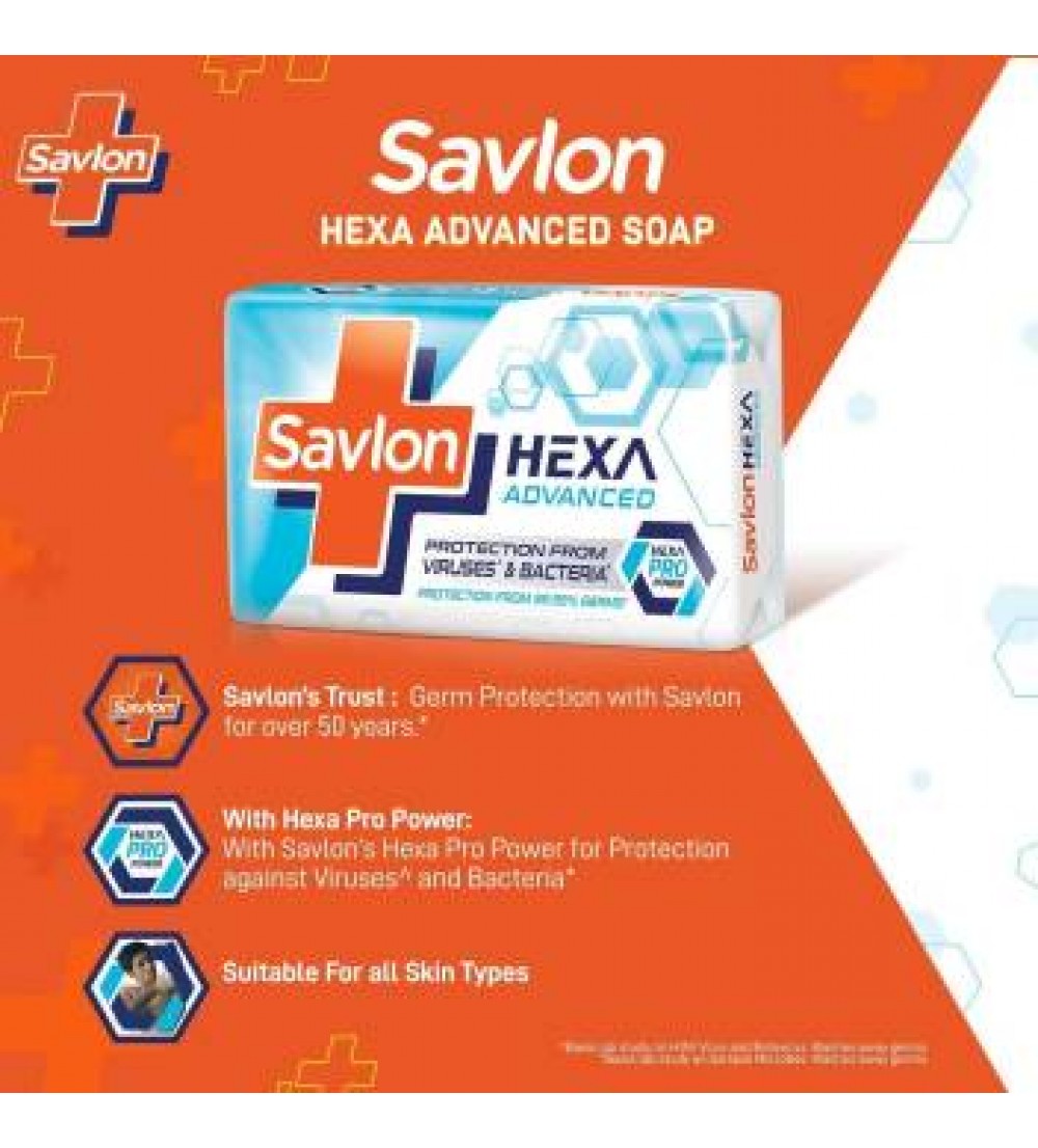 Savlon Hexa Advanced Soap - 125gx5  (5 x 125 g)