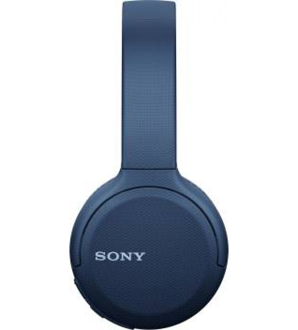 Sony WH-CH510 Google Assistant enabled Bluetooth Headset  (Blue, On the Ear)