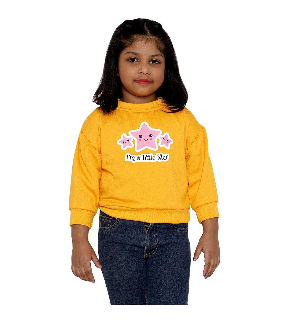 TAMAITI Sweatshirt for Baby Girls Winterwear Full Sleeves Pullover Tshirt Printed Sweatshirts for Girls