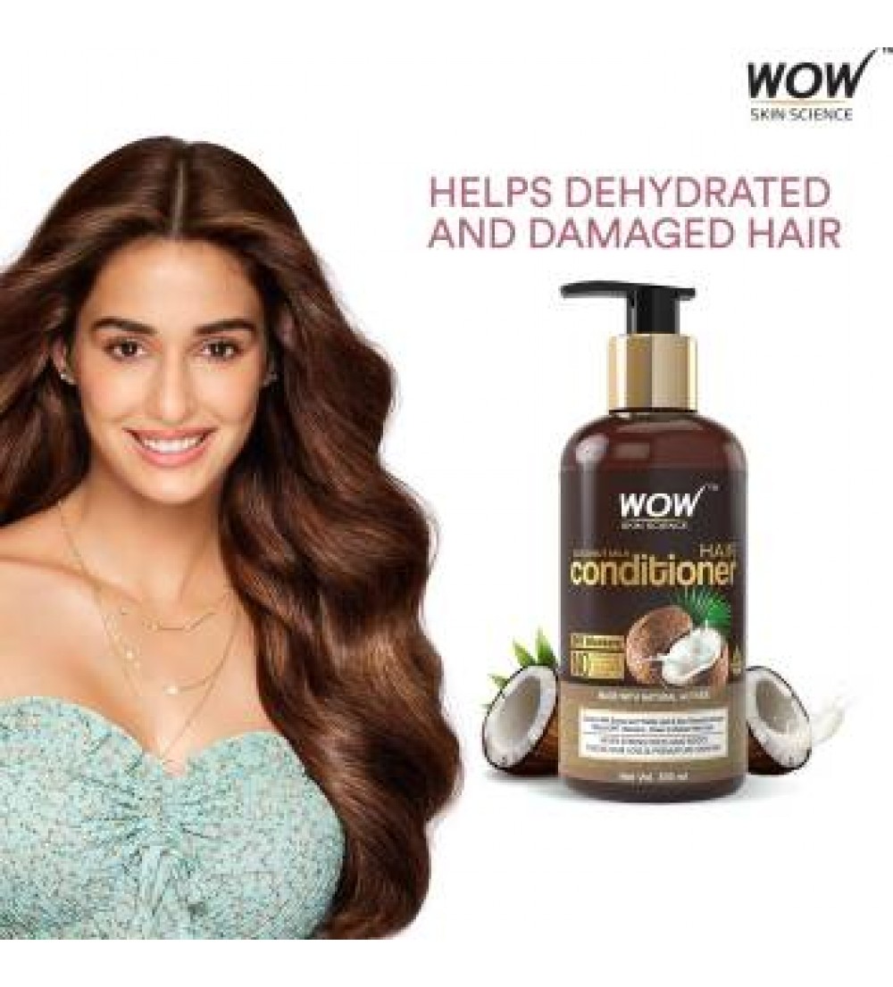 WOW SKIN SCIENCE WOW Coconut Milk Conditioner  (300 ml)