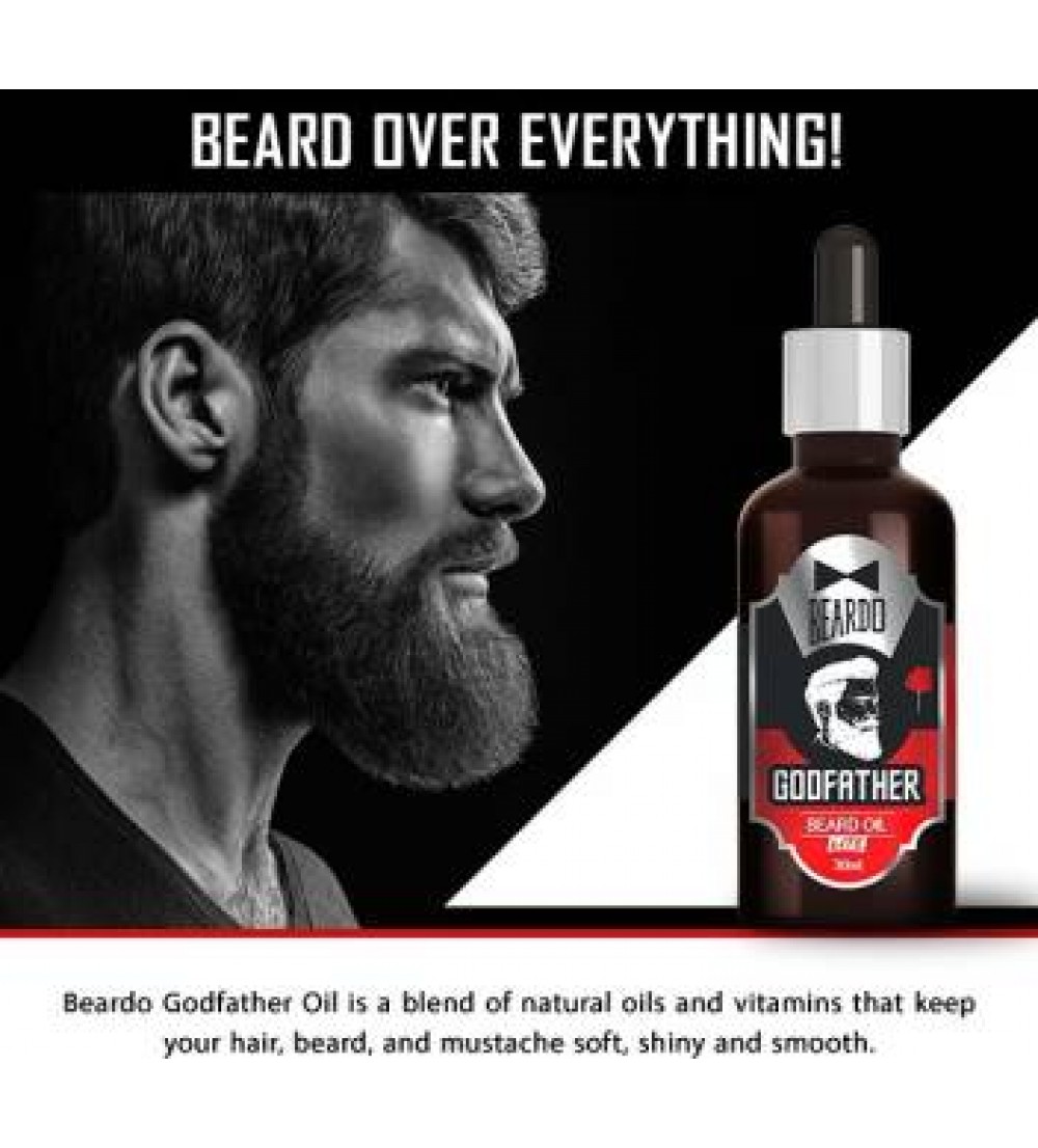 Beardo Godfather Lite Beard Oil With Natural Ingredients Hair Oil  (90 ml)