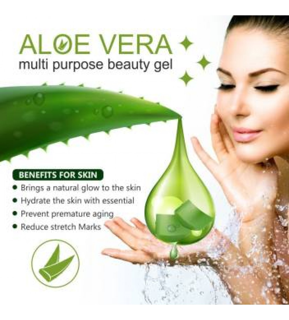 LA Organo Aloe Vera Gel 120ml - 99% Pure Soothing Aloe Vera Gel  (120 ml)