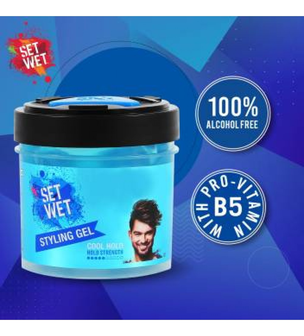 Set Wet Cool Hold Hair Gel