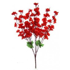 Shrih Peach Blossom Red Assorted Artificial Flower  (55 inch, Pack of 1)
