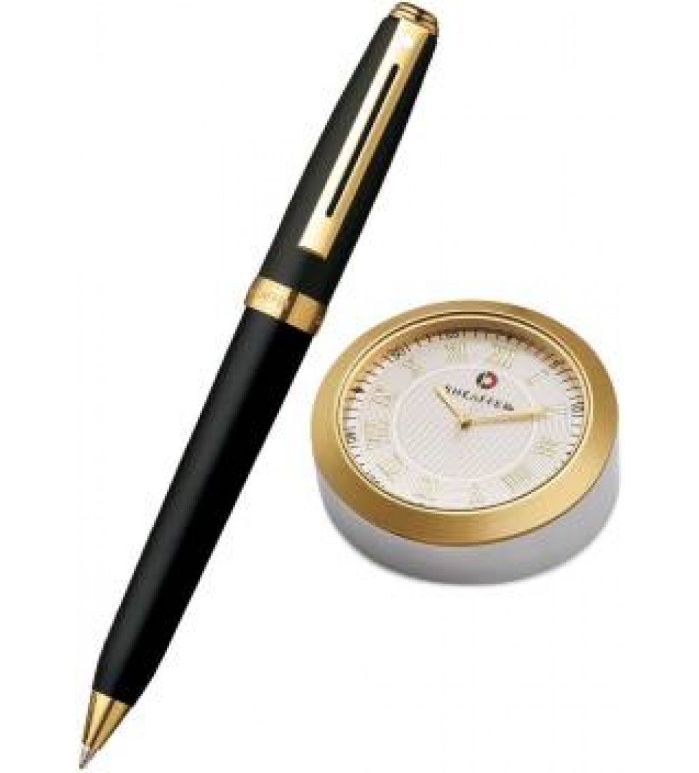 Sheaffer 346 Gift Table Clock with Ball Pen  (Pack of 2)