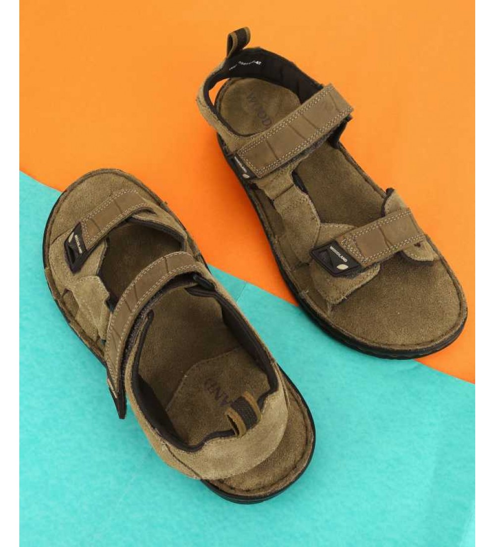 Woodland  Men Brown Casual Sandal